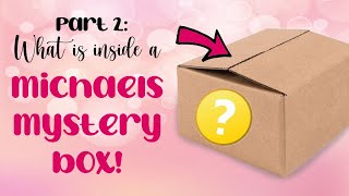 What is in a Michaels Mystery Box 2023 [upl. by Krispin]