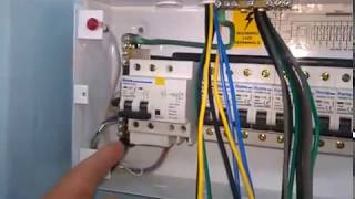 ติดตั้งคอนซูเมอร์กันดูด ELCB Consumer Unit [upl. by Lemmy]