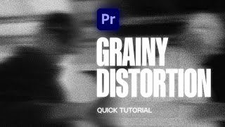 How to Apply Grainy Distortion to Your Videos in Premiere Pro [upl. by Donegan]