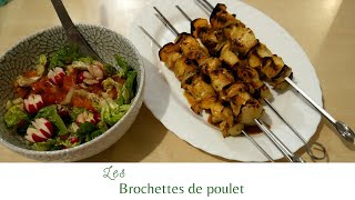 Brochettes de poulet  Fée maison [upl. by Annahaj461]