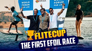 FliteCup  The First Efoil Race  Pro Fliteboard tips and efoil setup [upl. by Shirk]