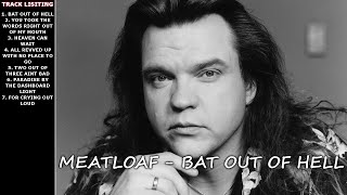 Meatloaf  Bat Out Of Hell Playlist [upl. by Ehcor922]