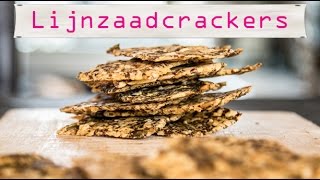 Lijnzaadcrackers koolhydraatarm [upl. by Colet820]