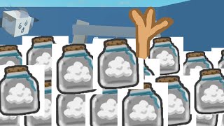 Donating 200 Cloud vIals to get Windy Bee in Bee Swarm Simulator [upl. by Aural]