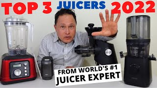 3 Top Juicers for 2022 amp 2023  Best Cold Press Juicer Reviews [upl. by Eidur]