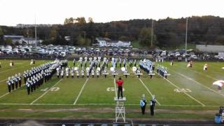 Pregame Petoskey Northmen Marching Band 10152010 [upl. by Pan569]