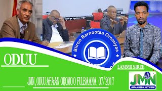 JMN Oduu Afaan Oromo Fulbaana 72017 [upl. by Ladnik]