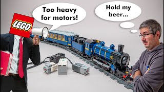 LEGO said that the Orient Express cannot be motorized They were wrong [upl. by Golter34]