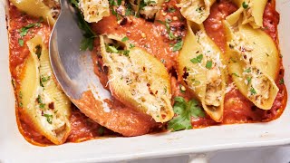 Creamy SeafoodStuffed Shells Recipe [upl. by Michael267]