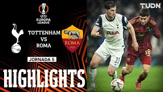 HIGHLIGHTS  Tottenham vs Roma  UEFA Europa League 202425  TUDN [upl. by Andrien]