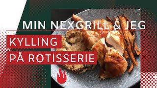 Min Nexgrill amp Jeg Kylling på rotisserie [upl. by Rogers338]