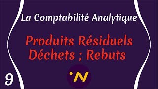 9 Comptabilité Analytique produits résiduels Déchets Rebuts [upl. by Arvie]