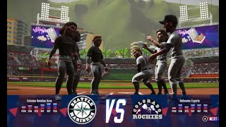 Mega League Baseball 2024 Final Day  Seattle Mariners 7875  Colorado Rockies 6885 [upl. by Silin382]