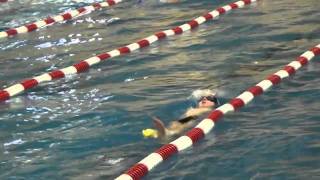 Exercices de natation  La position en dos [upl. by Burnley]