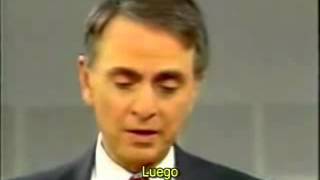 14  COSMOS  Diálogo  Carl Sagan y Ted Turner [upl. by Ecreip]