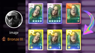 The SuperStar Upgrading Billie Eilish Prism cards to R Grade [upl. by Judsen]