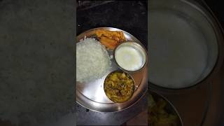 Bengali Lunch Thali Preparations minivlog shorts cooking thali recipe veg lunch homecook [upl. by Alcus415]