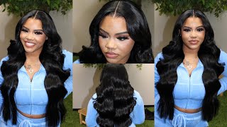 BEST Pre Plucked 28 Body Wave HD Lace Front Wig Install  Luxurious Curls  Asteria Hair [upl. by Vance505]