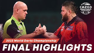 DARTING DESTINY  The Final Highlights  202223 Cazoo World Darts Championship [upl. by Yrrum]