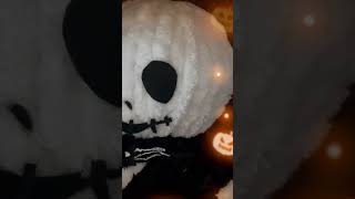 Hand knit Jack Skellington  Tutorial handknit [upl. by Lidda974]