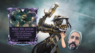 Nukor with Godly Riven  Quick Builds and Guides  Warframe 2021 [upl. by Nawyt100]