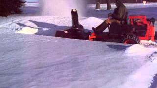 Bad Boy Mower with Bercomac 66quot snow blower [upl. by Sirad]