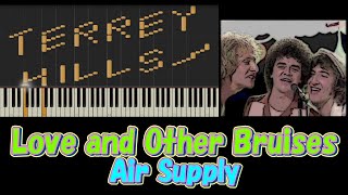 Love and Other Bruises  Air Supply  Piano Tutorial [upl. by Nnyloj951]