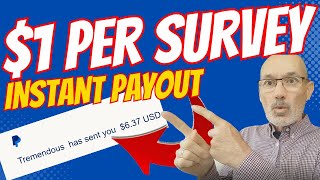 Five Surveys Review  1 Per Survey  Instant Payouts  Easy Paypal Money [upl. by Raphaela]