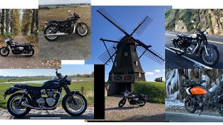 Kawasaki W800  Stonham Bike Night Kawasaki W800 v Triumph T100 subscribers photos [upl. by Nipsirc]