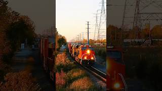 Canadian National Freight Train By DJI 4K Drone [upl. by Idram837]