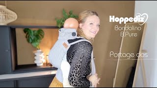 NOUVEAU  porte bébé BONDOLINO BPURE  Portage ventral  Hoppediz [upl. by Colville]