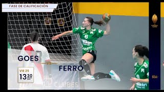 HANDBALL SCA CLUBES FEMENINO 2024  GOES URU vs FERRO ARG  ESPAÑOL [upl. by Arraek]