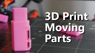 How to design 3D Printable Hinges  Make moving parts [upl. by Ahsiekahs47]