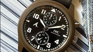 IWC Pilot’s Chronograph Saint Exupery Edition “The Last Flight” Ceramic IW388004 Limited Edition [upl. by Acirret]