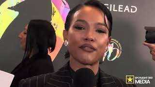 Karrueche Tran interview at the 10th Annual Truth Awards in Los Angeles CA [upl. by Nanis]