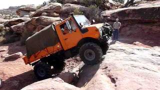 Unimog U1250 leaving Golden Spike trail [upl. by Ford]