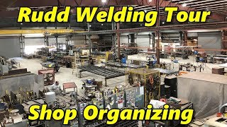 SNS 248 Rudd Welding Tour Shop Cleanup amp Organizing Vidmar [upl. by Link390]