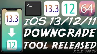 iOS 13  12  11 DOWNGRADE TOOL FutureRestore 64Bit With CheckM8 RELEASED amp Explained [upl. by Anthe387]