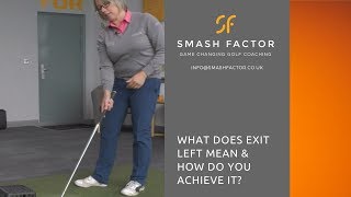 What does exit left mean amp how to do this in your GOLF SWING [upl. by Enajiram]