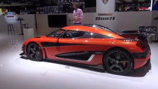 4k Koenigsegg Agera One of 1 in Ultra HD 4k at Geneva 2016 [upl. by Akela]