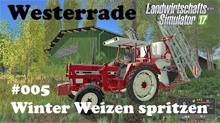 LS17 Westerrade 005 Winter Weizen spritzen [upl. by Ahsuat]