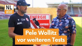 FC Energie Cottbus  Trainer Pele Wollitz über Tests ReeseVerletzung Thiele und Vorbereitung [upl. by Eyr290]