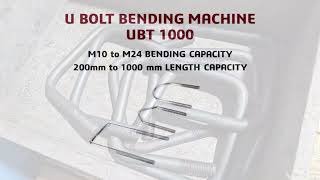 UBOLT BÜKME MAKİNASI  UBOLT BENDING MACHINE UBT 1000 [upl. by Leummas]