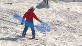 Snowboarden lernen  Driftschwung mit Gewichtsverlagerung [upl. by Nabroc]