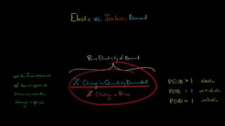 Elastic vs Inelastic Demand [upl. by Anhcar]