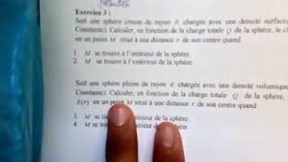 exercice N3 sur lélectrostatique physique2 [upl. by Gambrill]