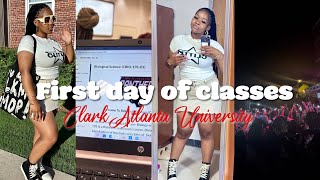 First Day of School VLOG FRESHMAN YEAR  CLARK ATLANTA UNIVERSITY [upl. by O'Toole846]