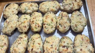 Twice Baked Potatoes Recipe  These Were So Good [upl. by Aihsar]