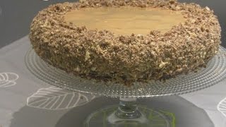 كيكة الحليب المحلى المركز و كريم كرميل  Gâteau au lait concentré sucré et créme caramel [upl. by Aiderfla]