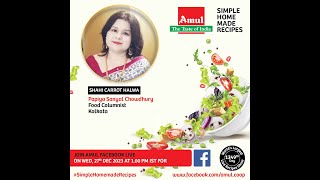 Chef Papiya Sanyal Chowdhury Episode 6548 SimpleHomemadeRecipes Facebook Live [upl. by Willing]